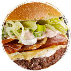 photo du burger au bacon façon bqr foodtruck