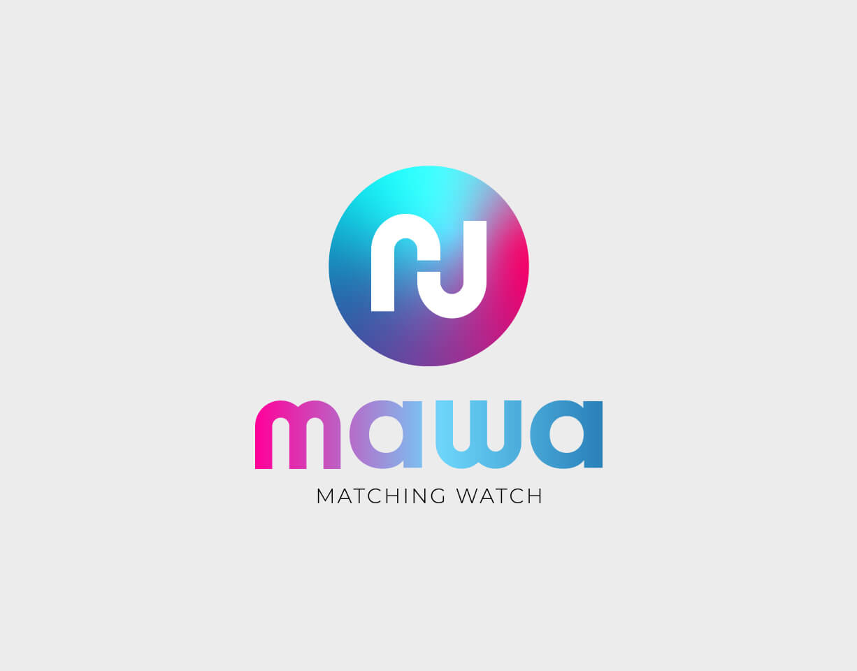 Logo mawa projet d'application de matching watchs.